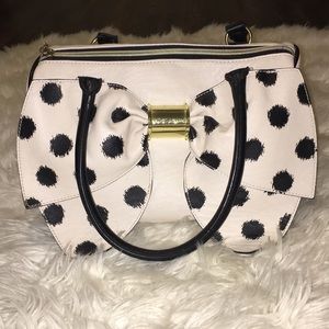 Black and cream Betsey Johnson
